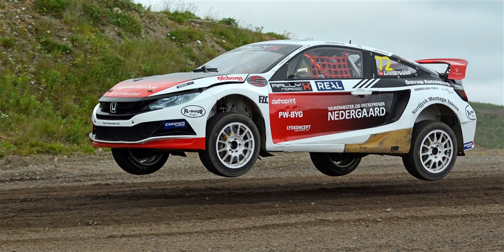Ulrik Linnemann gik til makronerne med sin Honda Civic RX SuperCar.
(Foto: Åge Keseler Kirketerp)